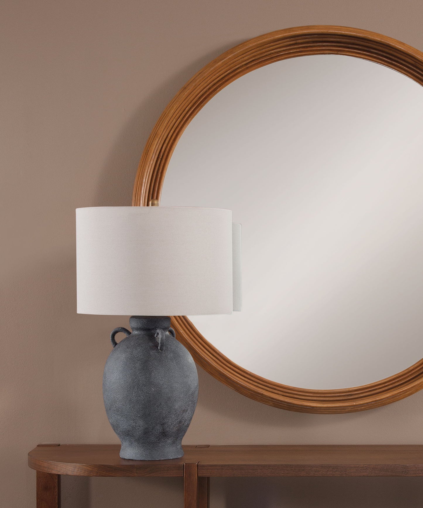 Canongate - Table Lamp - Gray / Beige