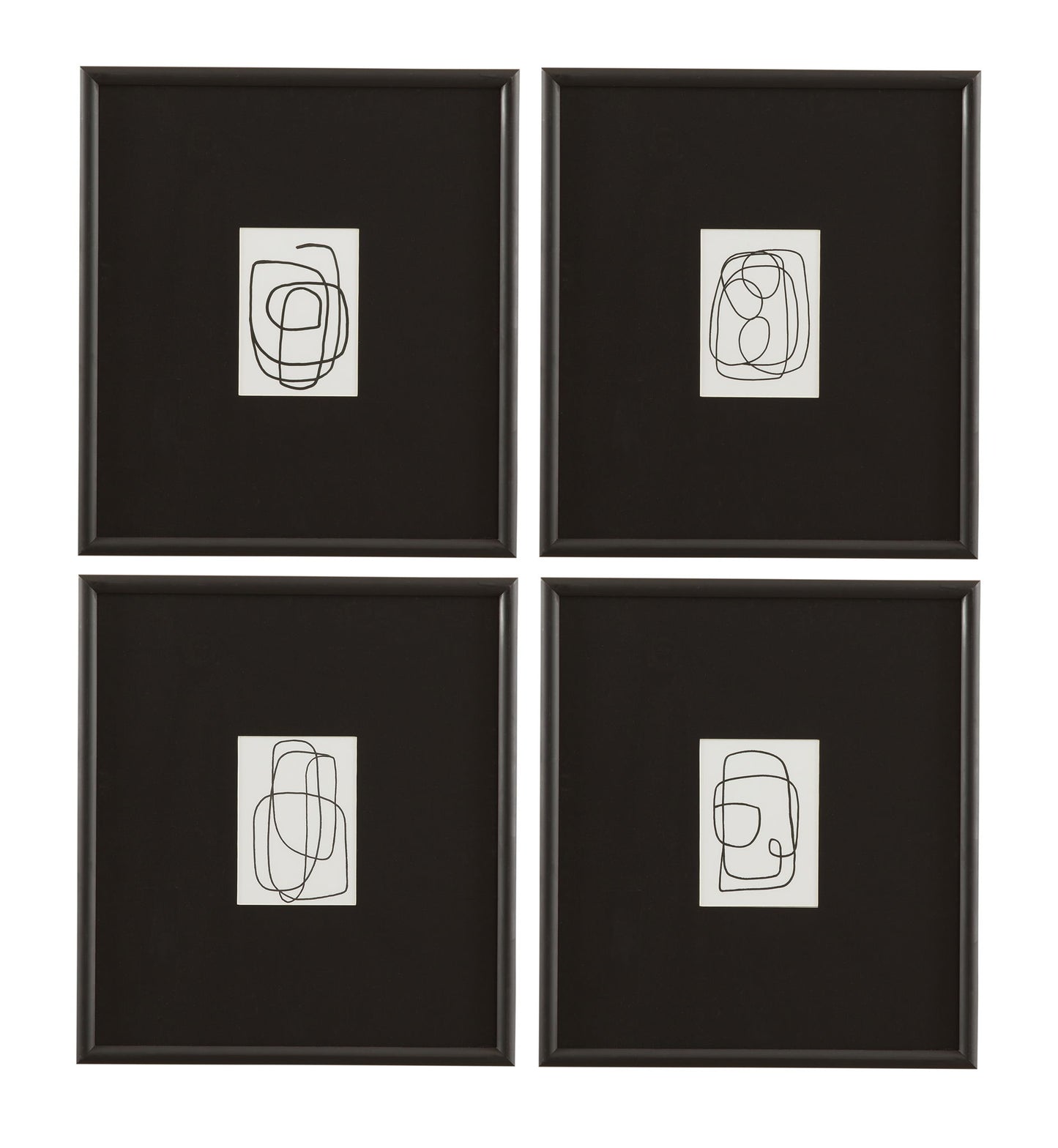 Form Study II Framed Print - Black