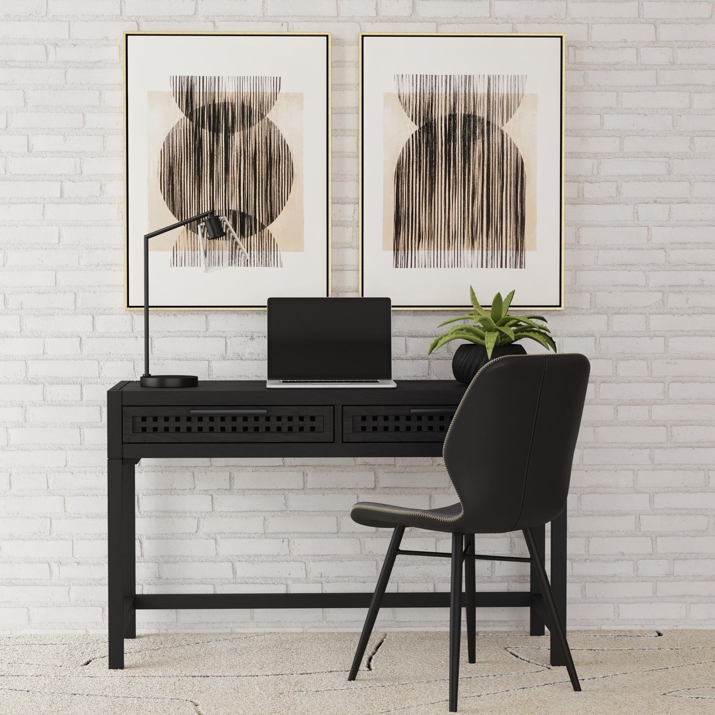 Together Canvas Art (Set of 2) - Light Brown