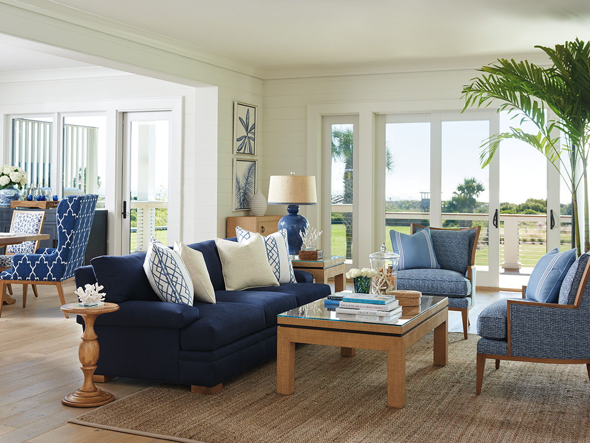 Barclay Butera Upholstery - Maxwell Sofa - Blue