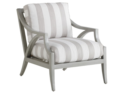 Silver Sands - Metal Lounge Chair - Pearl Silver