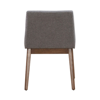 Space Savers - Upholstered Side Chair - Walnut