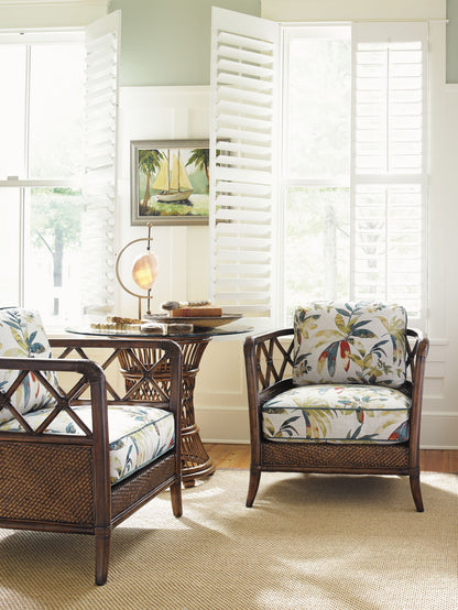 Bali Hai - Aruba Dining Table With Glass Top