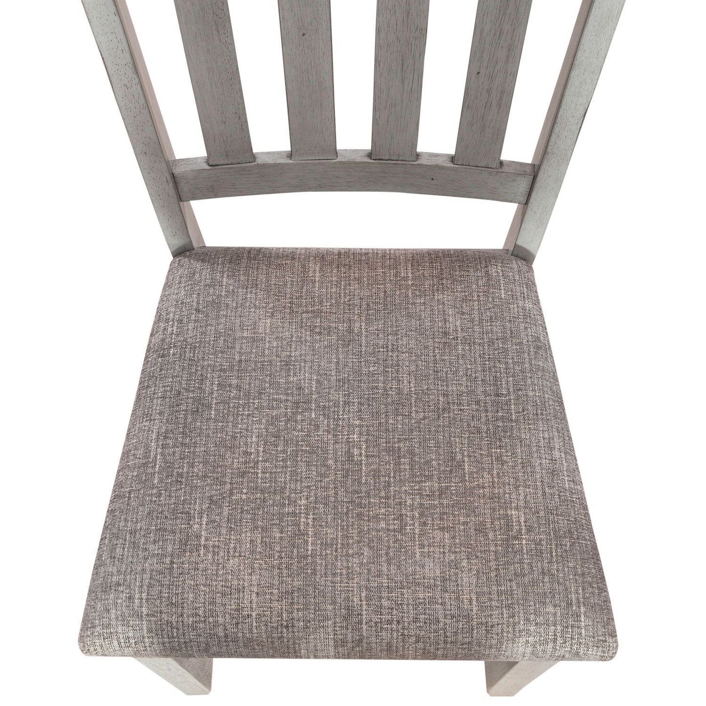 Newport - Splat Back Side Chair - Smokey Gray / Carbon Gray