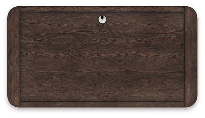 Breckington - Home Office Desk - Dark Brown
