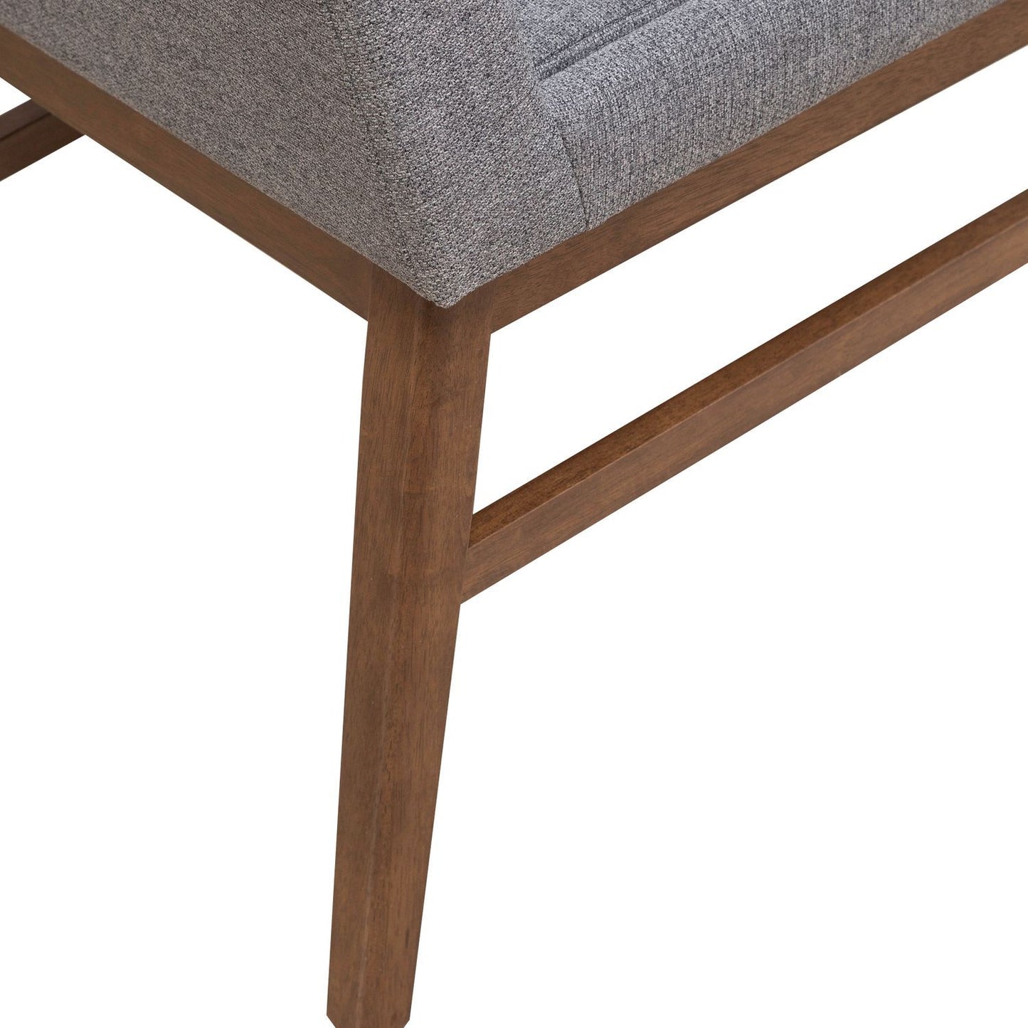 Space Savers - Upholstered Side Chair - Walnut