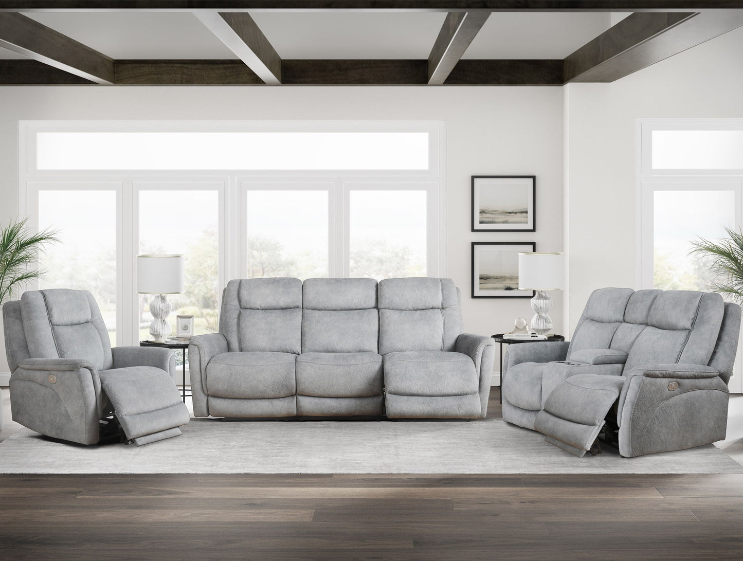 Linus - Power Reclining Sofa Set
