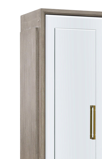 Lansing - Tall Bar Cabinet - Cerused Gray Oak