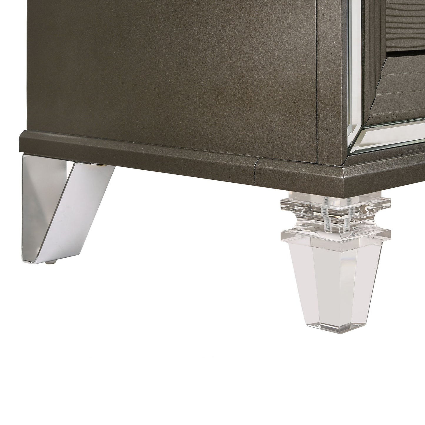 Twenty Nine - 2-Drawer Nightstand With USB - Dark Brown