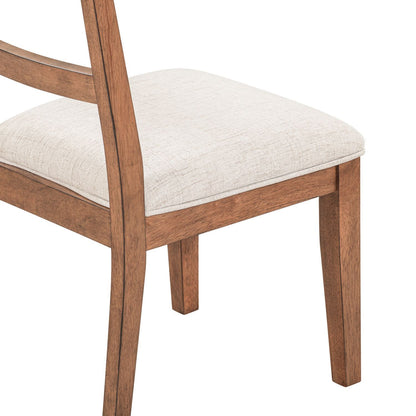 Harmony - Panel Back Side Chair - Brownstone