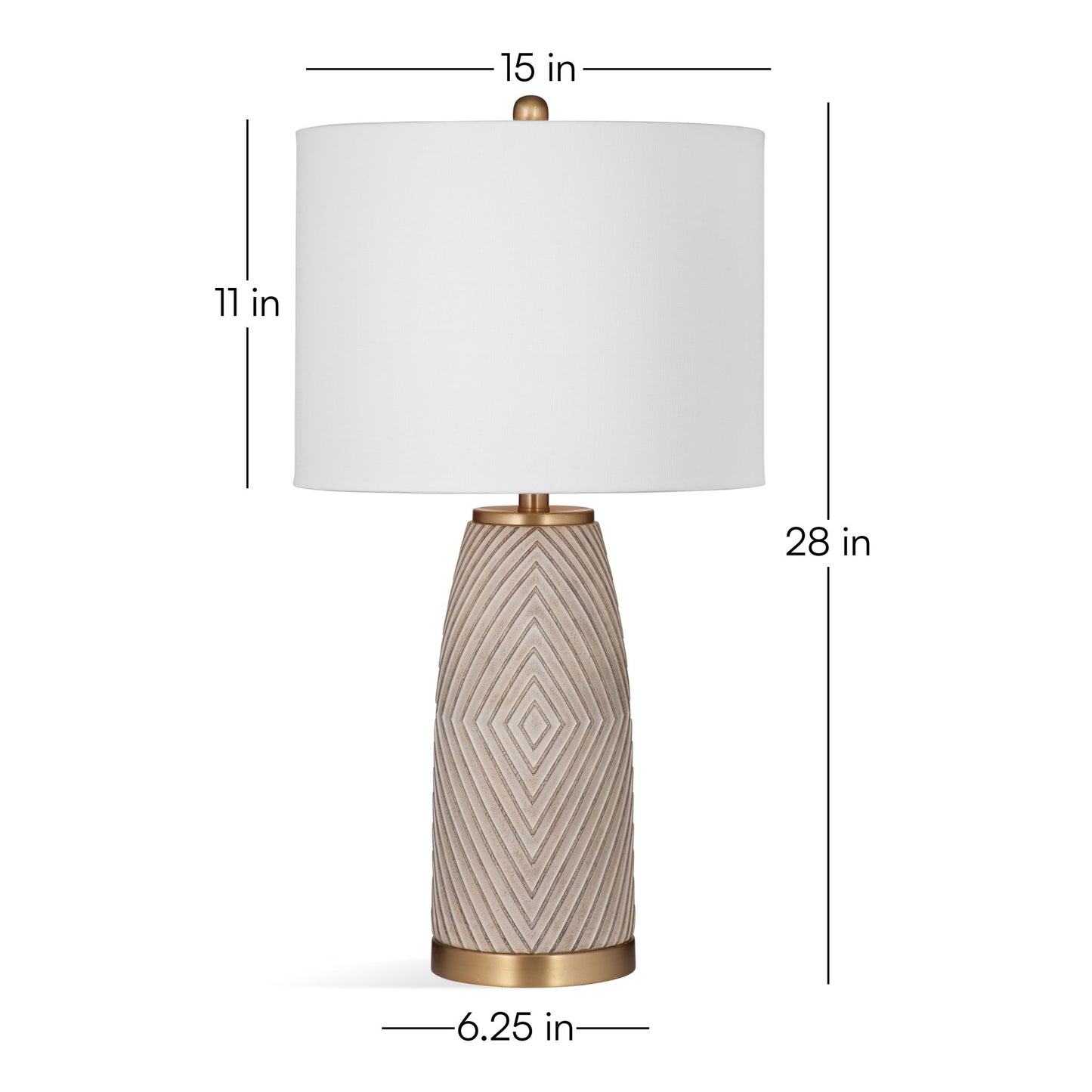 Becky - Table Lamp - Light Brown