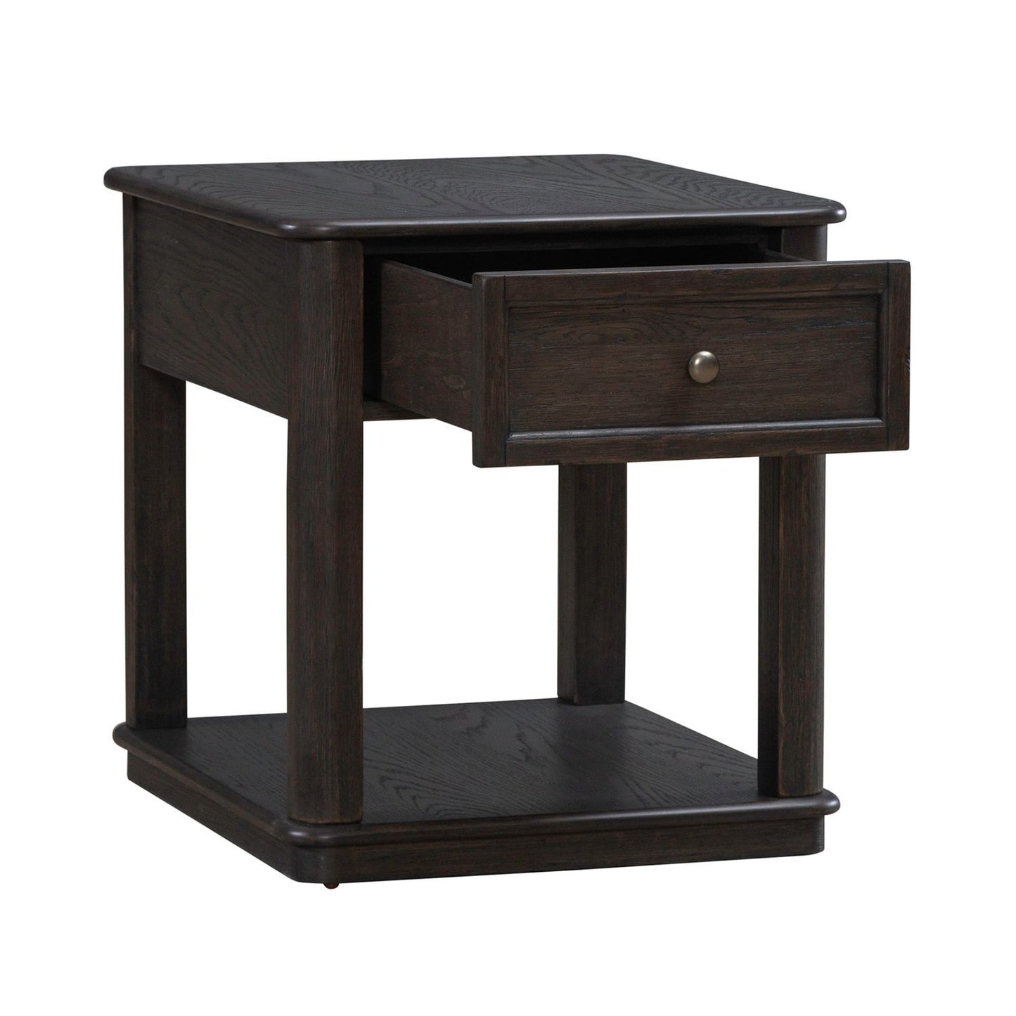 Wallace - End Table - Aged Oak