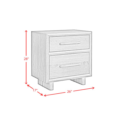 Brisbane - Upholstered Bedroom Set With Boucle And LED