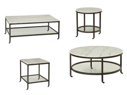 Whitman - Round End Table - White