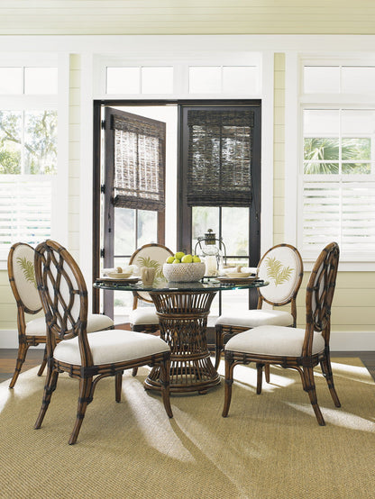 Bali Hai - Aruba Dining Table With Glass Top