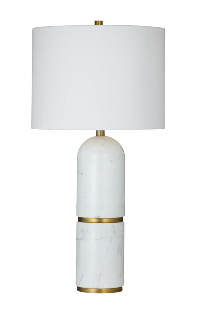 Wake - Table Lamp - White / Brass