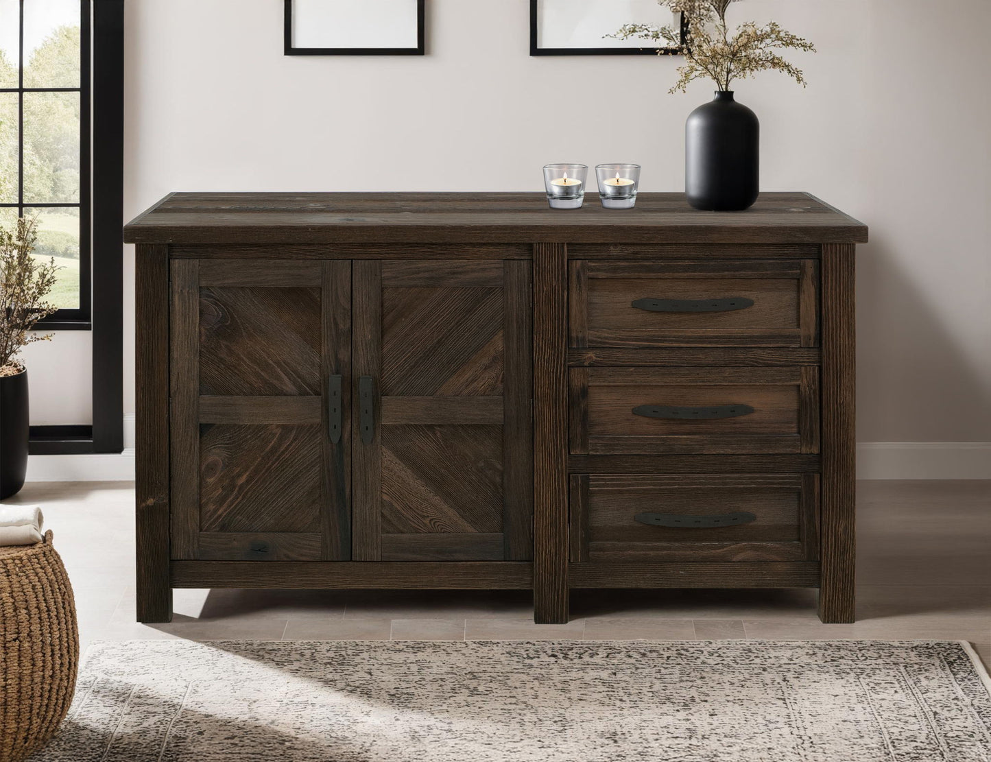 Dutton - Buffet - Rookwood Brown