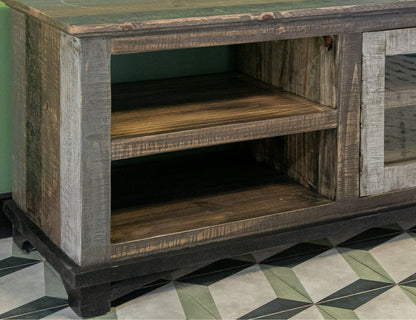 Loft - TV Stand - Two Tone Gray / Brown