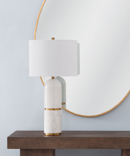 Wake - Table Lamp - White / Brass