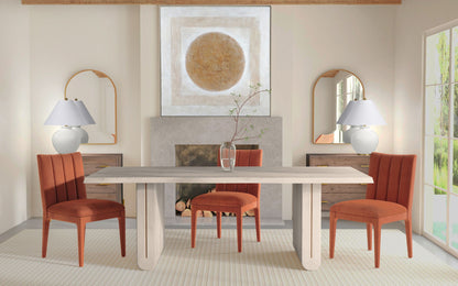 Central Canvas Art - Beige
