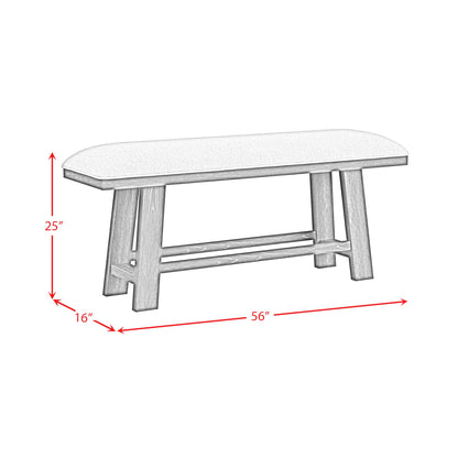 Transcend - Counter Bench - Charcoal