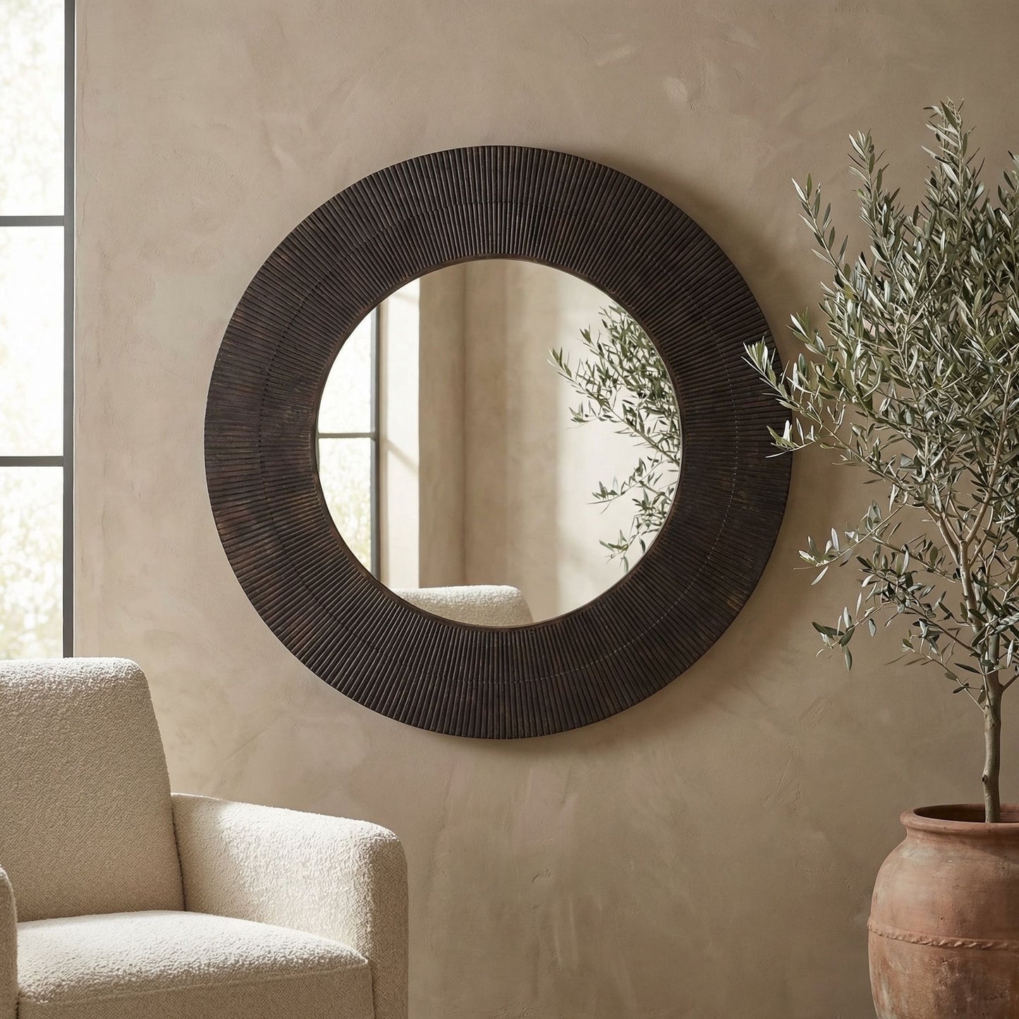 Karolina - Wall Mirror - Black