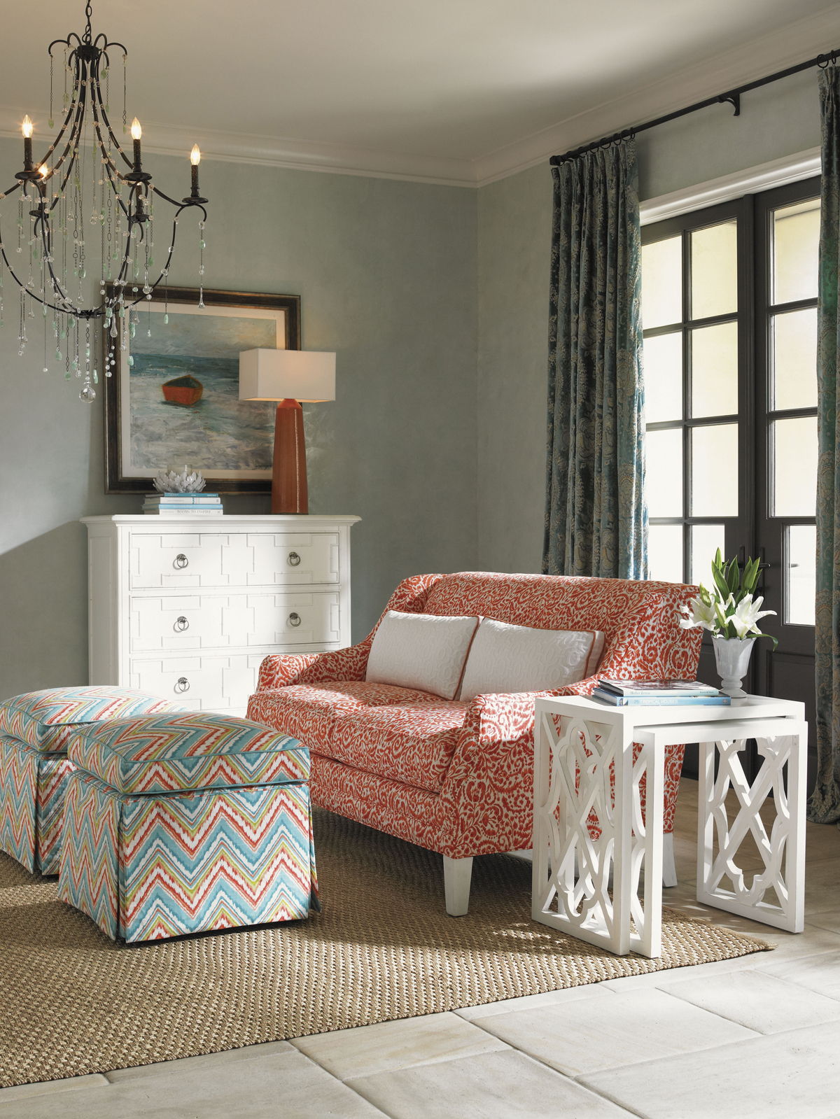 Ivory Key - Somers Isle Hall Chest - White