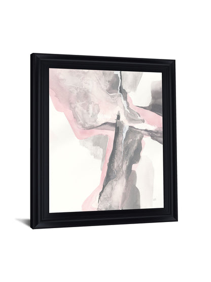 Dusky Petal Drift - 28" x 34" Framed Wall Art - Pink