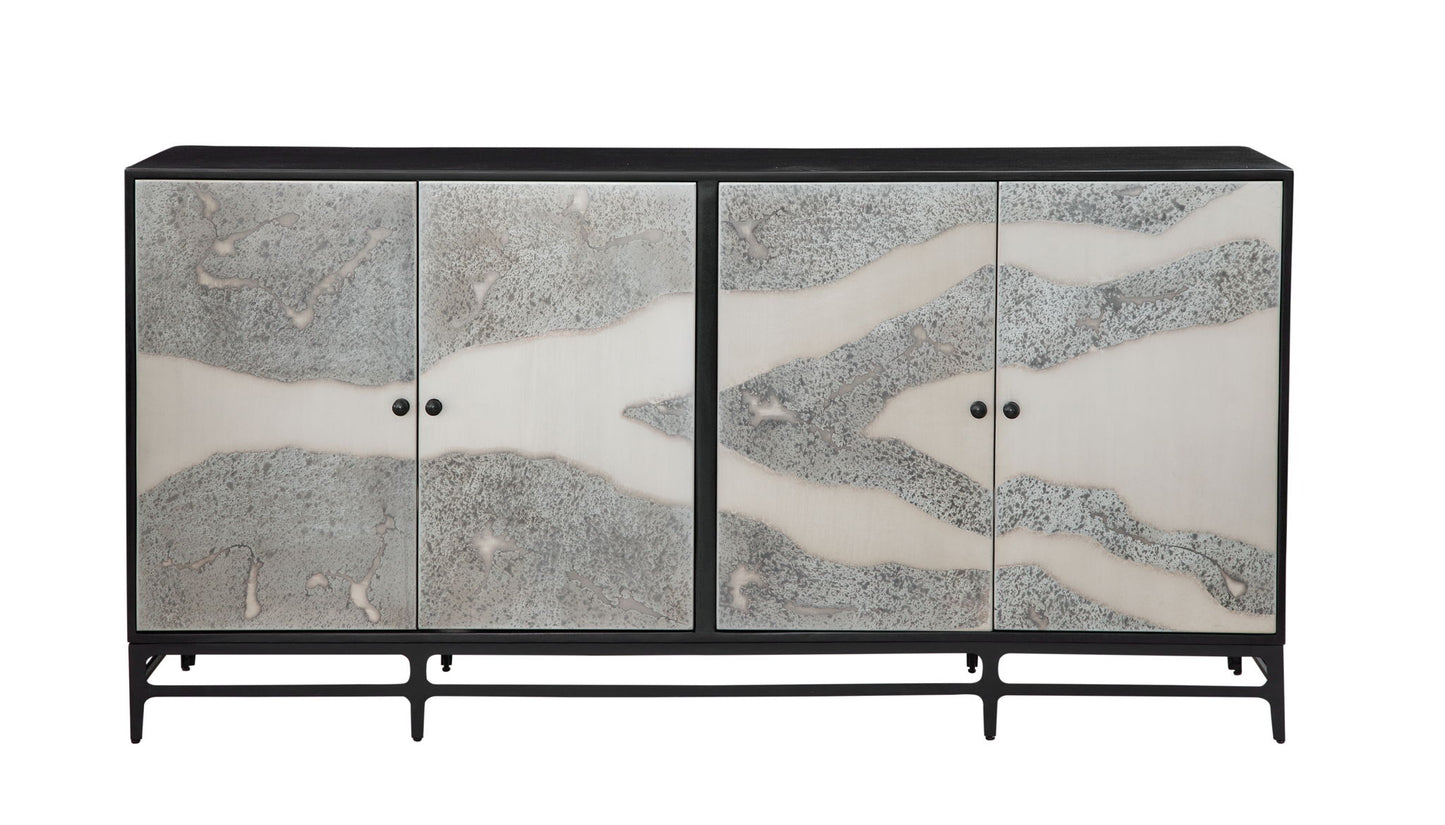 Caspar - Iron Sideboard - Black