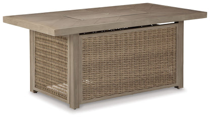 Beachcroft - Rectangular Fire Pit Table
