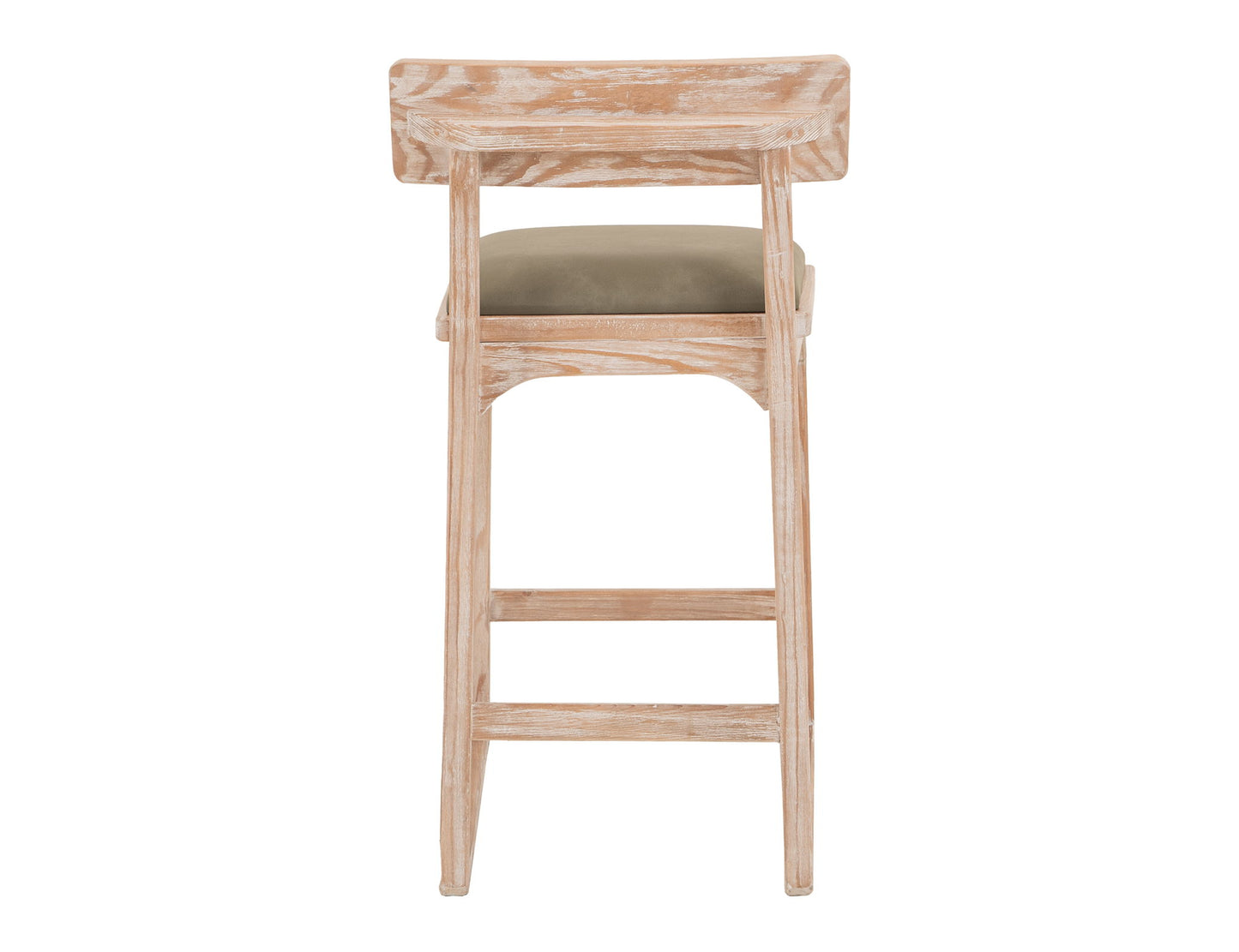 Balam - 30" Upholstered Barstool (Set of 2) - Light Brown