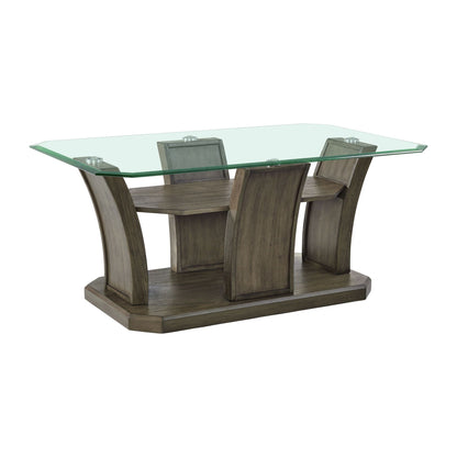 Dapper - Rectangular Coffee Table - Gray