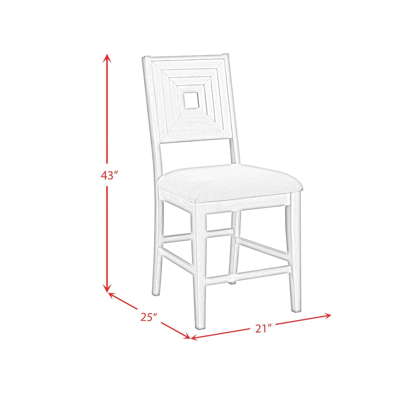 Avalanche - Square Counter Height Dining Set
