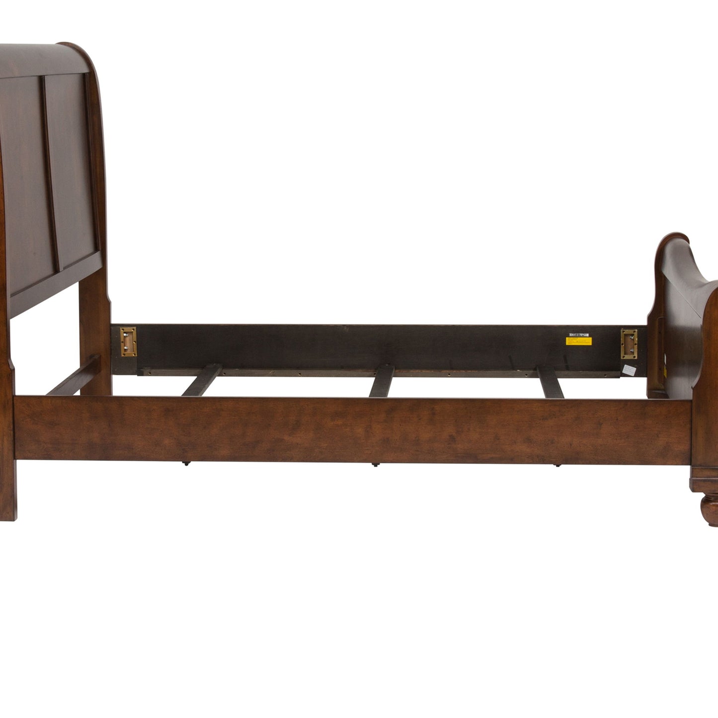 Rustic Traditions - California King Sleigh Rails - Rustic Cherry
