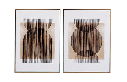 Together Canvas Art (Set of 2) - Light Brown