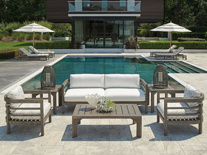 La Jolla - Wood Sofa - Dark Gray