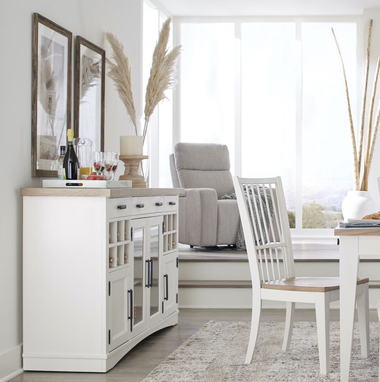 Americana Modern Dining - Spindle Back Dining Chair (Set of 2) - Cotton