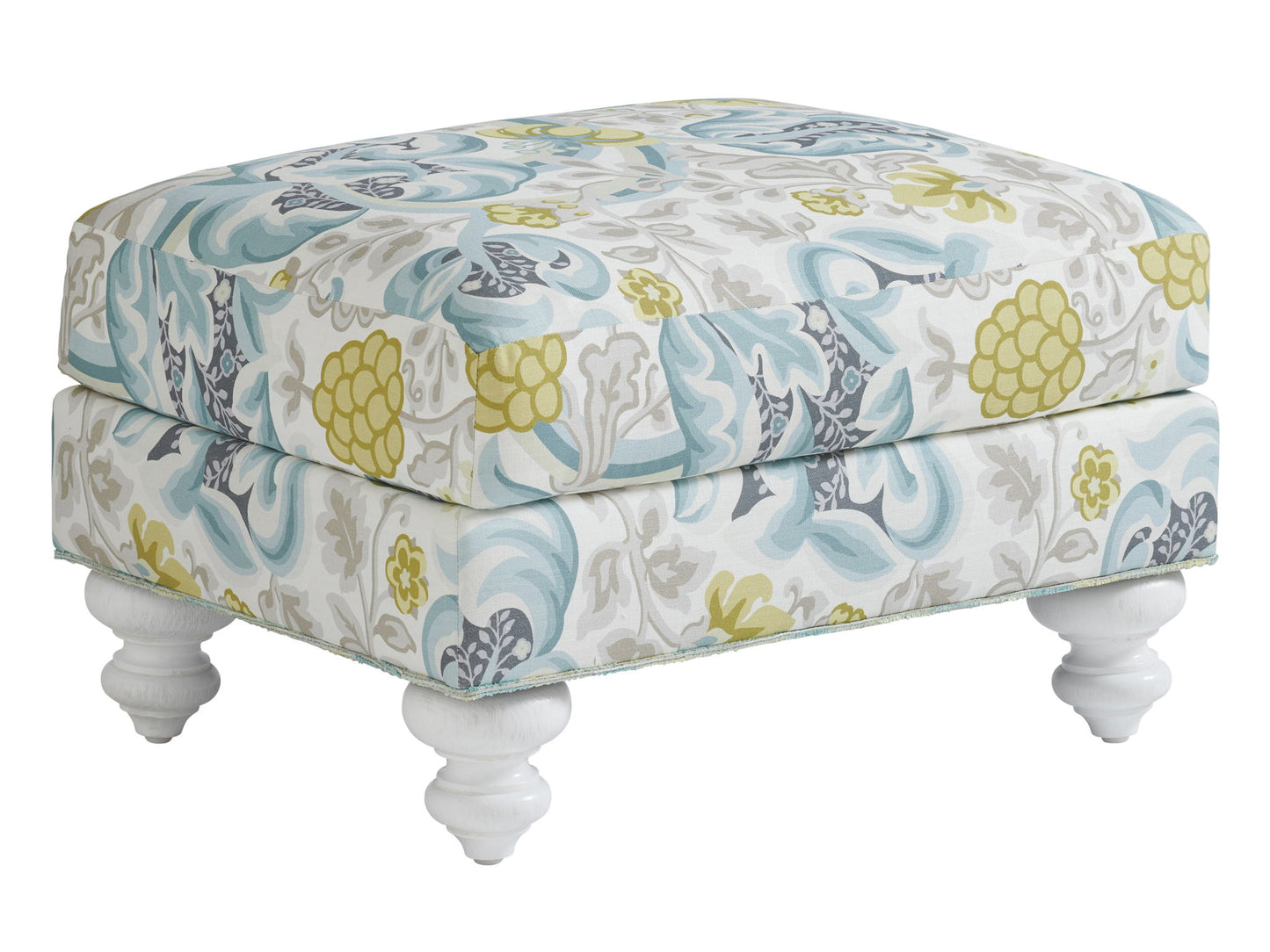 Ocean Breeze - Gilmore Ottoman