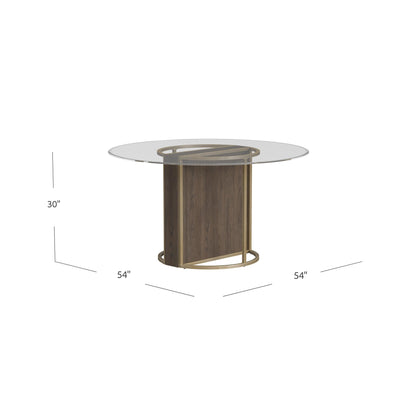 Stefan - Dining Table - Champagne