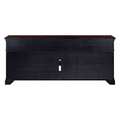 Fireplace TV Consoles - 512 84" Console With Fire FTS - Brown