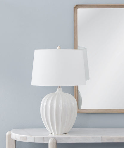 Lotus - White Table Lamp - White