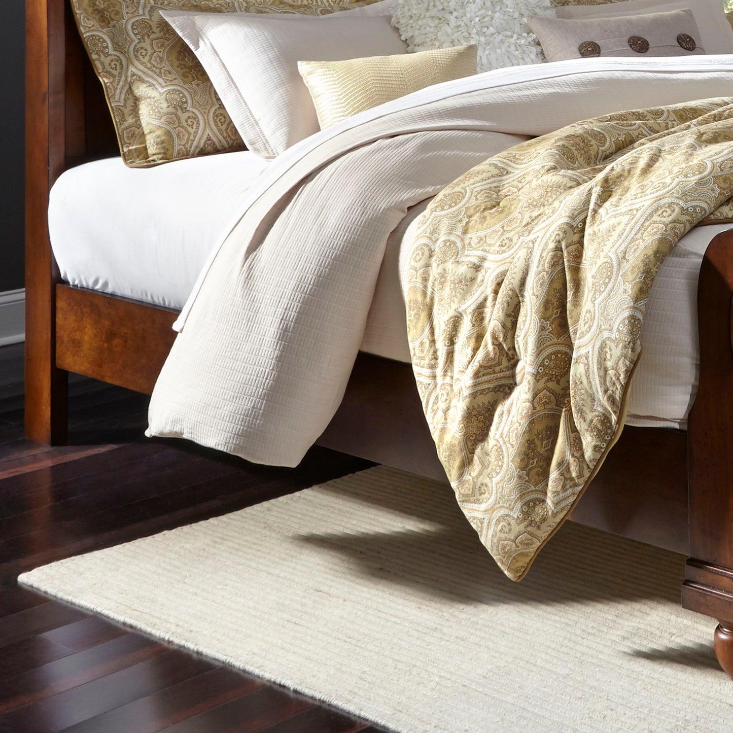 Rustic Traditions - California King Sleigh Rails - Rustic Cherry