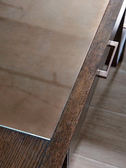 Cross Effect - Structure Desk - Dark Brown