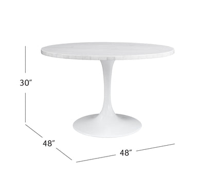 Dunham - Dining Table - White