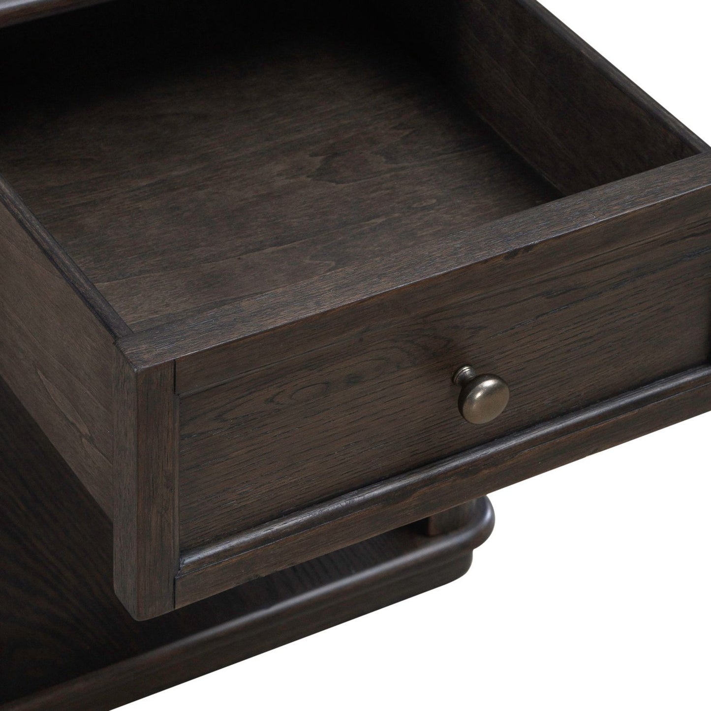 Wallace - End Table - Aged Oak
