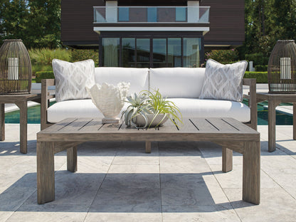 La Jolla - Wood Sofa - Dark Gray
