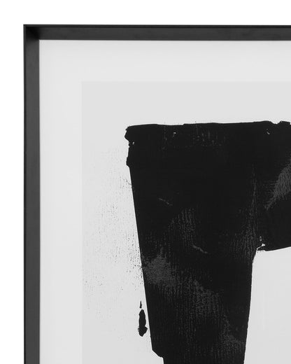 Triple Block Print I Framed Art - Black