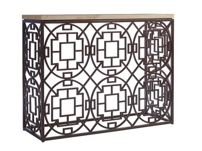 Los Altos - Ackermann Metal Console - Light Brown