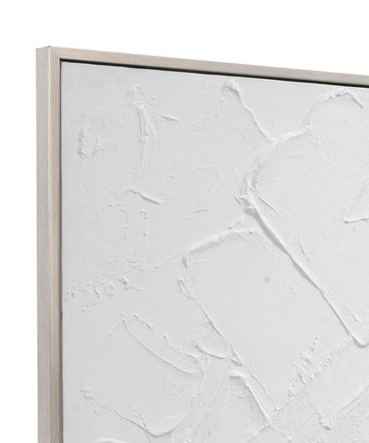 Paradisio Framed Canvas - White