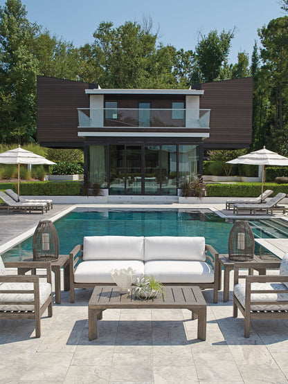 La Jolla - Wood Sofa - Dark Gray